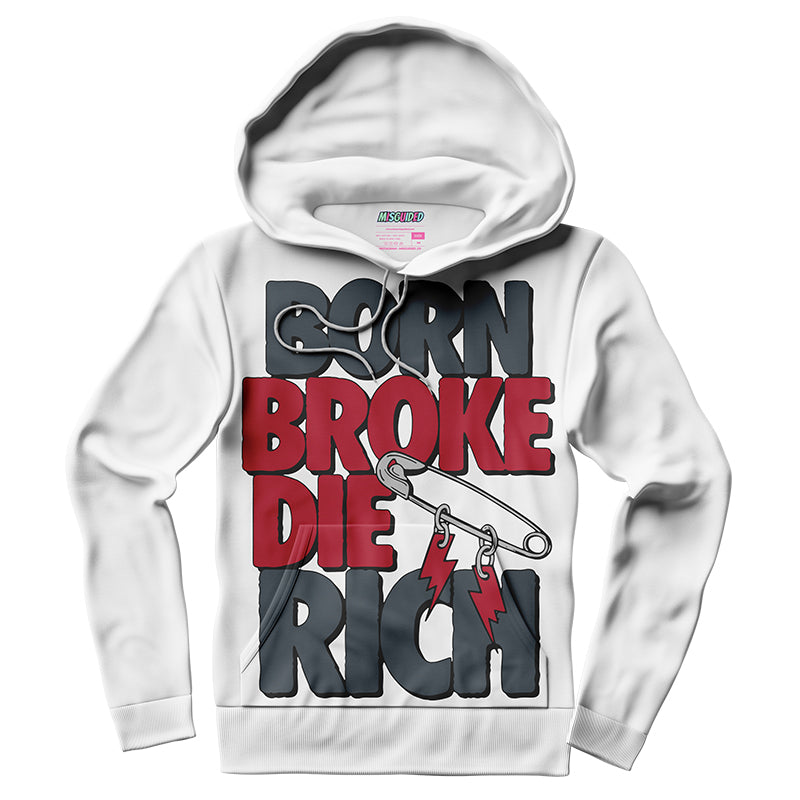 Sudadera con capucha "El amor nunca termina" (Air Jordan 4 Brick By Brick)