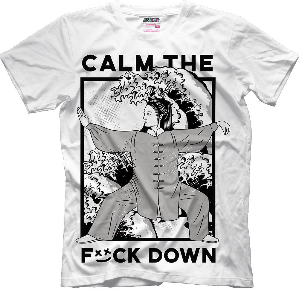 Calm TF Down (Air Jordan 10 Steel) T-Shirt