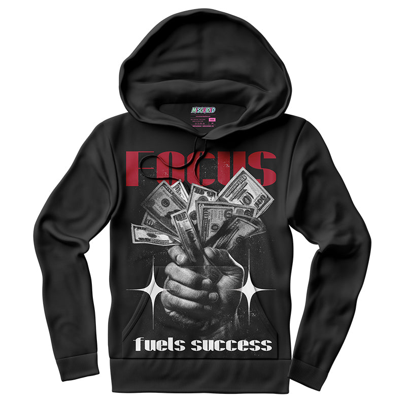 Focus Fuels Success (Air Jordan 1 High OG Black Toe Reimagined) Hoodie