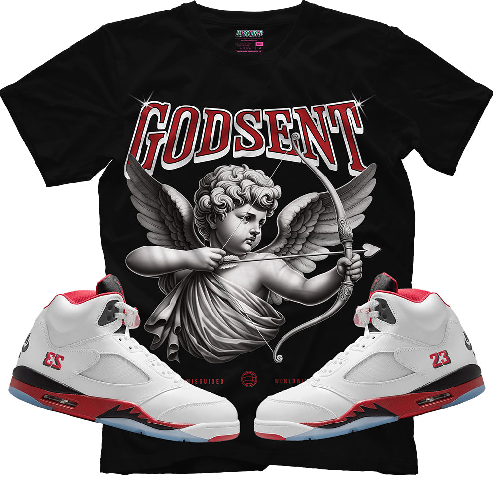 God Sent (Air Jordan 5 Fire Red) T-Shirt