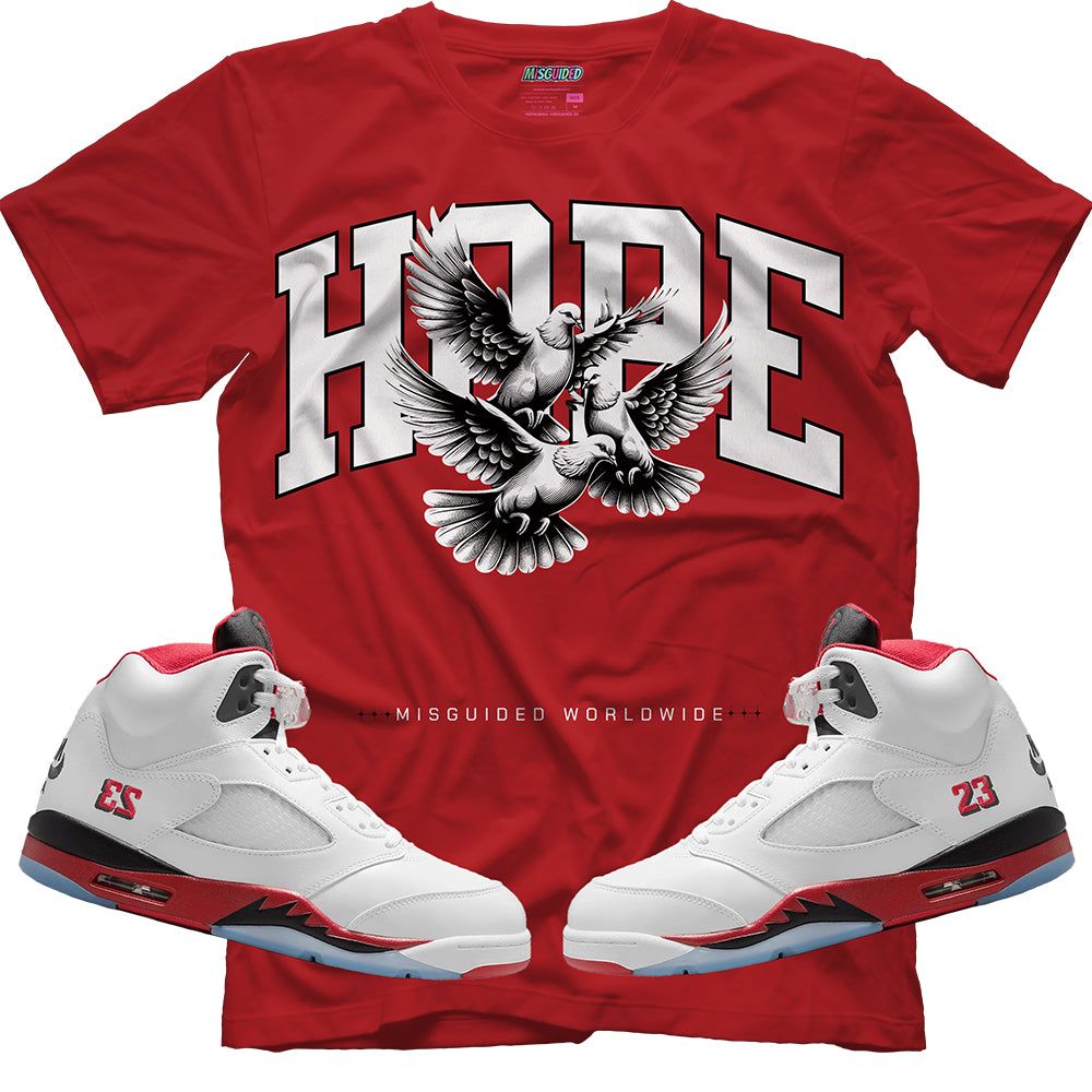 Hope (Air Jordan 5 Fire Red) T-Shirt