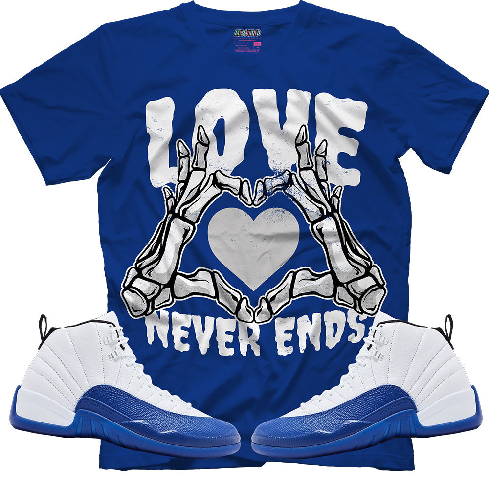 Love Never Ends (Air Jordan 12 Blueberry) T-Shirt