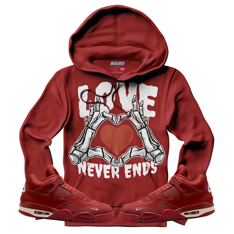 Love Never Ends (Air Jordan 4 Brick By Brick) Hoodie
