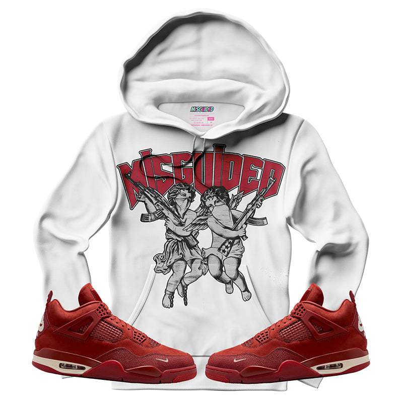 Misguided Angels (Air Jordan 4 Brick By Brick) Hoodie
