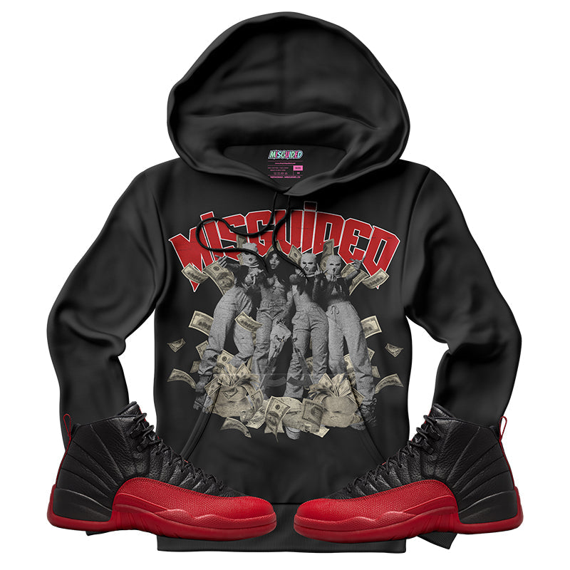 Misguided Girls (Air Jordan 12 Flu Game) Hoodie