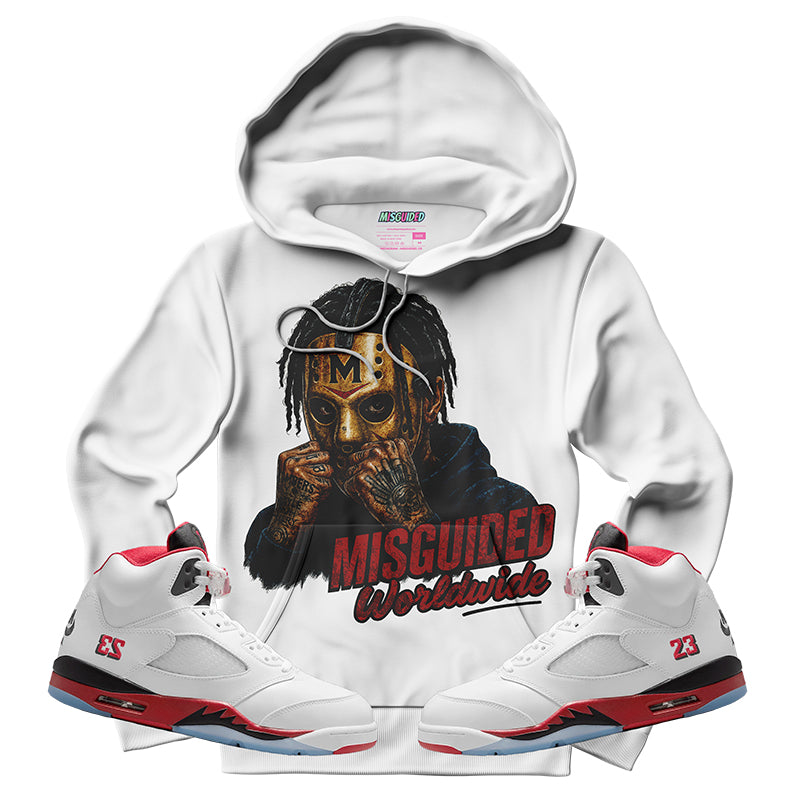Misguided Jason (Air Jordan 5 Fire Red) Hoodie