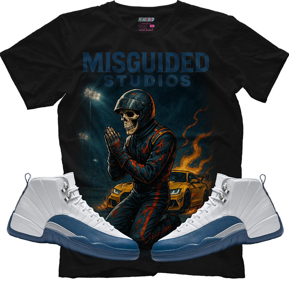 Misguided Prayers (Air Jordan 12 French Blue) T-Shirt