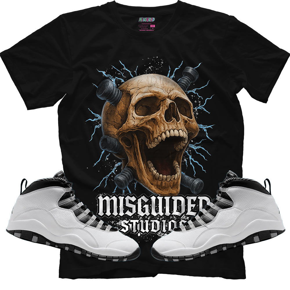 Misguided Skull (Air Jordan 10 Steel) T-Shirt