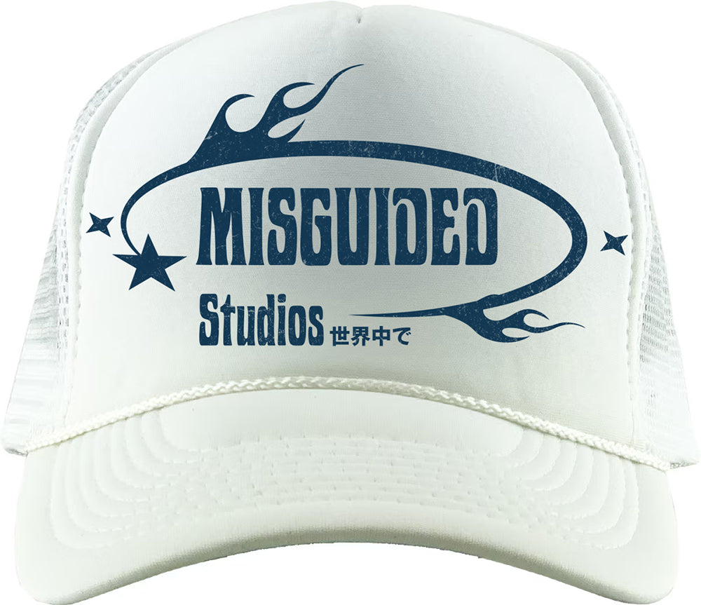 Misguided Studios (Air Jordan 12 French Blue) Trucker Hat
