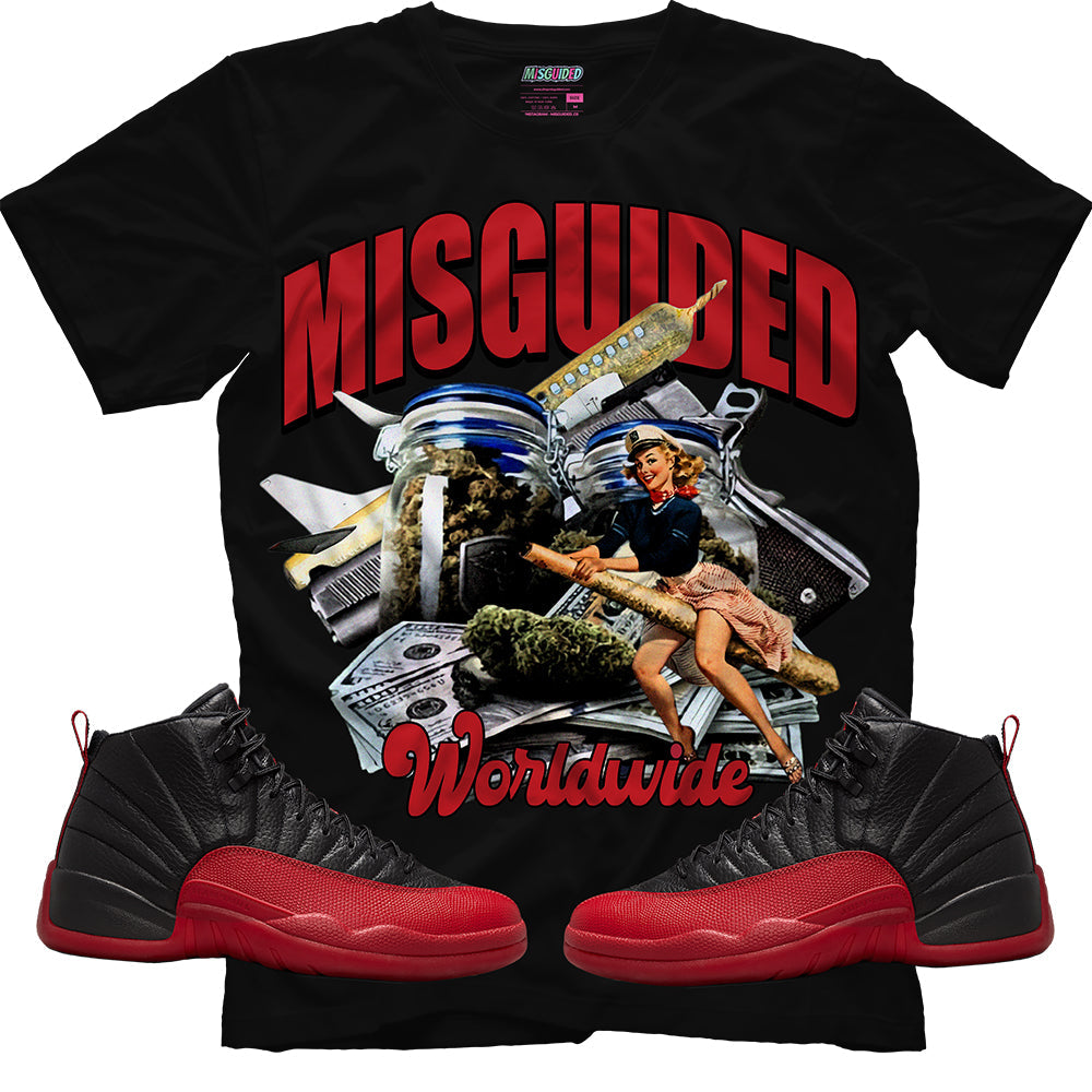 Misguided WW (Air Jordan 12 Flu Game) T-Shirt