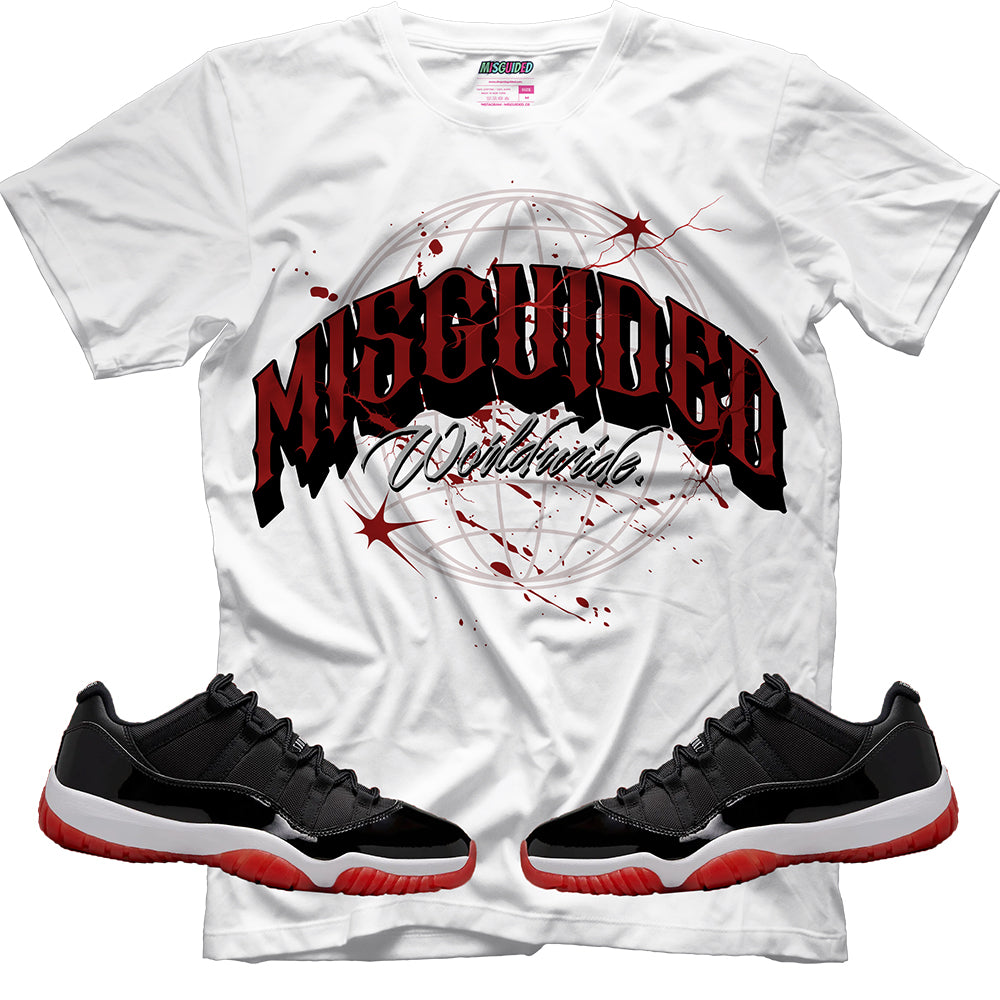 Misguided World Wide (Air Jordan 11 Low Bred) T-Shirt