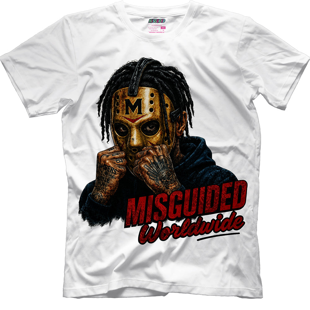 Misguided Jason (Air Jordan 5 Fire Red) T-Shirt