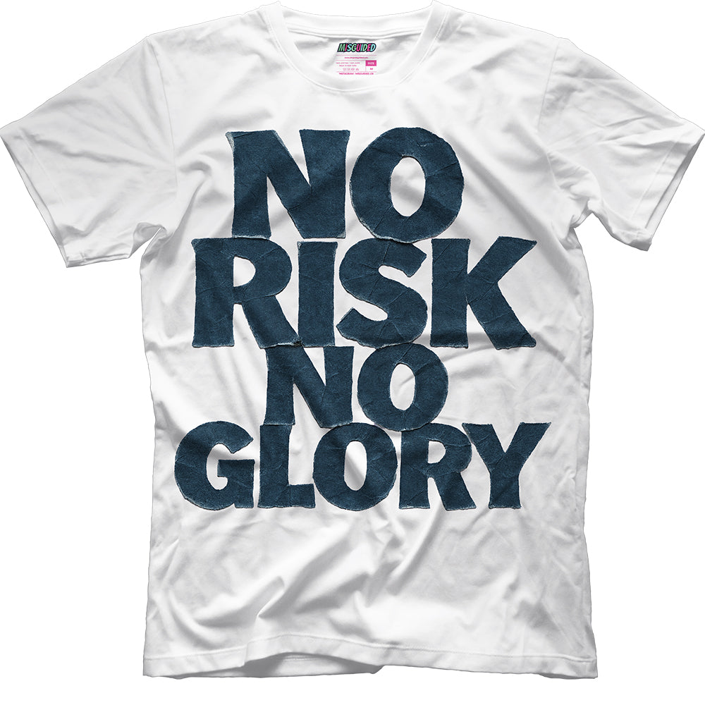 No Risk No Glory (Air Jordan 12 French Blue) T-Shirt