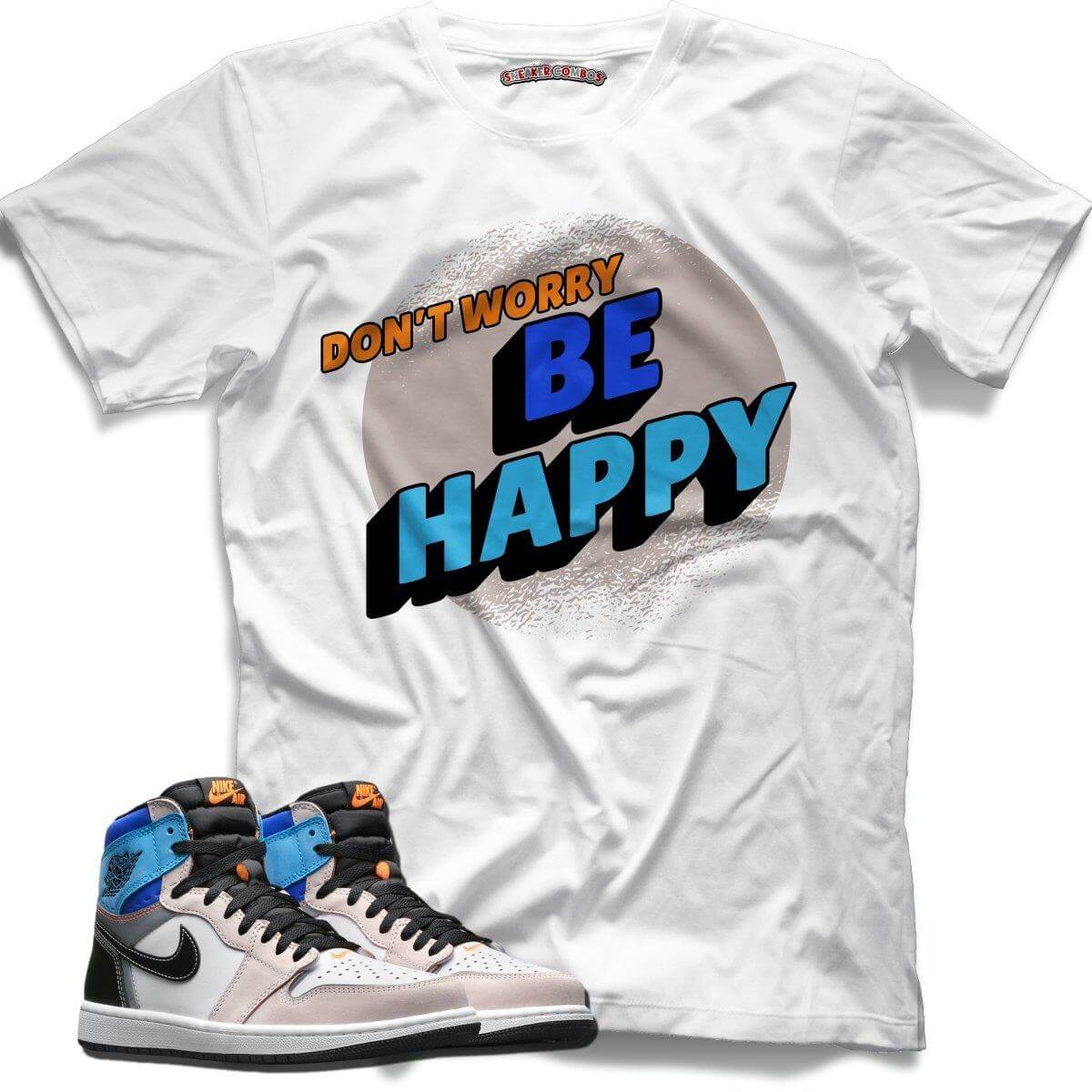 Don't Worry Be Happy (Retro 1 Prototype) T-Shirt - Misguided