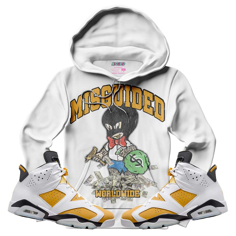 Misguided Money Man (Air Jordan 6 Retro High OG Yellow Ochre) Hoodie - Misguided