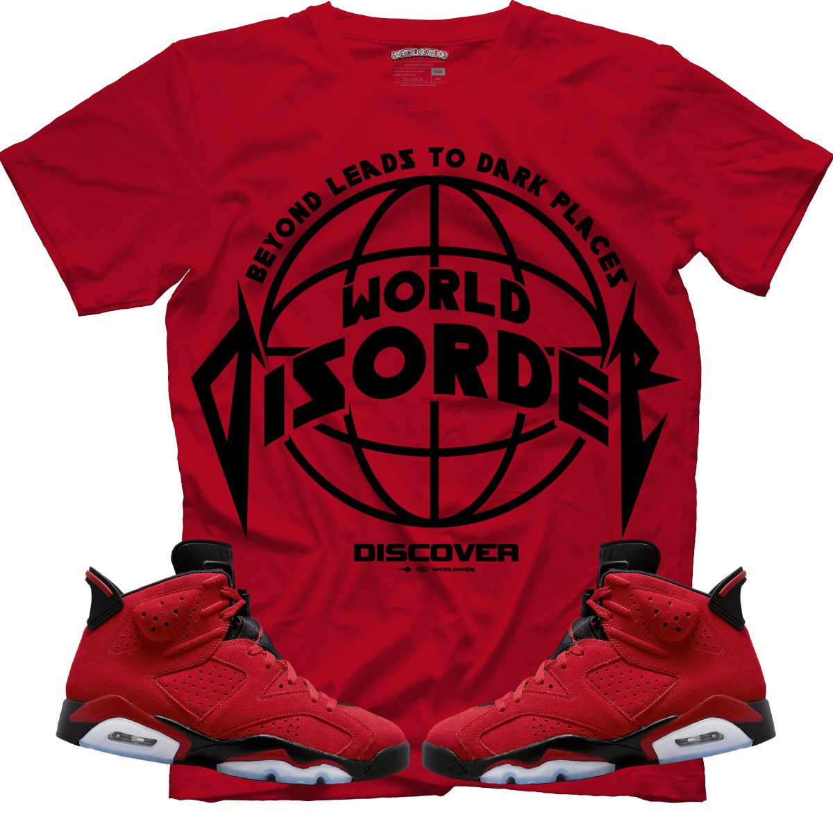 World Disorder (Air Jordan 6 Toro Bravo) T-Shirt - Misguided