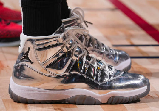 Bruce Brown Wears “Chrome” Air Jordan 11 PE for Championship Ring Ceremony - Misguided