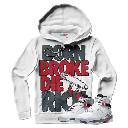 Sudadera con capucha "El amor nunca termina" (Air Jordan 4 Brick By Brick)