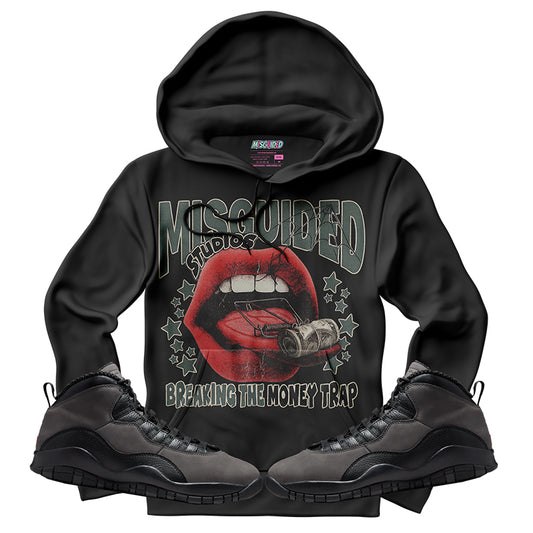 Sudadera con capucha "El amor nunca termina" (Air Jordan 4 Brick By Brick)