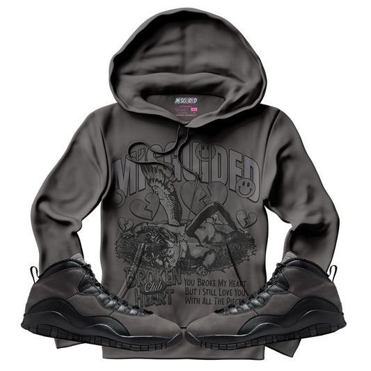 Sudadera con capucha "El amor nunca termina" (Air Jordan 4 Brick By Brick)