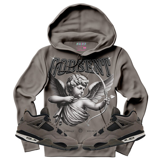 Sudadera con capucha "El amor nunca termina" (Air Jordan 4 Brick By Brick)