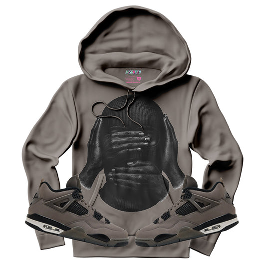 Sudadera con capucha "El amor nunca termina" (Air Jordan 4 Brick By Brick)