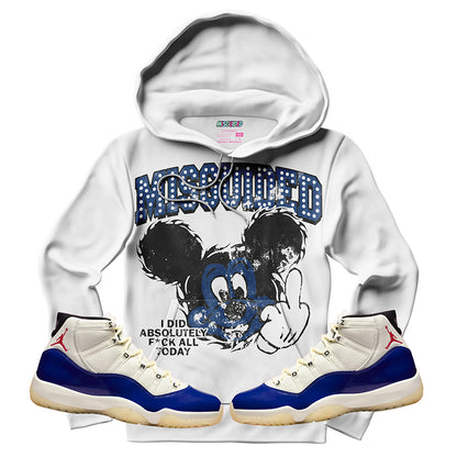 Sudadera con capucha "El amor nunca termina" (Air Jordan 4 Brick By Brick)