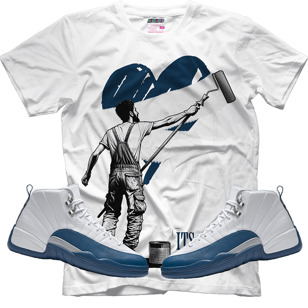 It's Okay To Start Over (Air Jordan 12 French Blue) T-Shirt