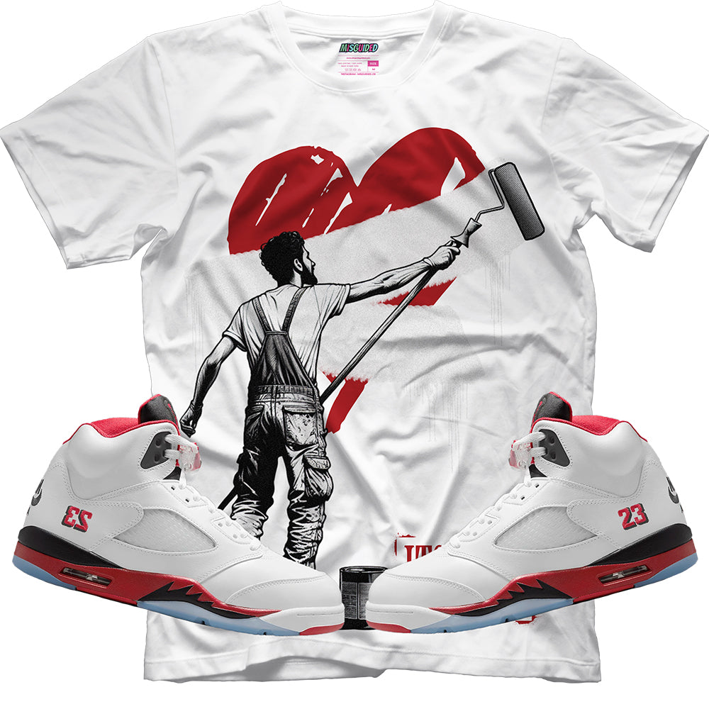 It's Okay To Start (Air Jordan 5 Fire Red) T-Shirt
