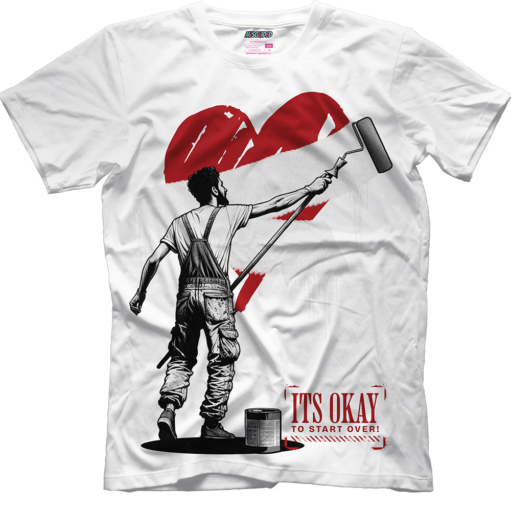 It's Okay To Start (Air Jordan 5 Fire Red) T-Shirt