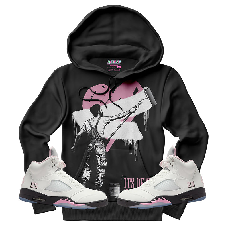 Sudadera con capucha "El amor nunca termina" (Air Jordan 4 Brick By Brick)