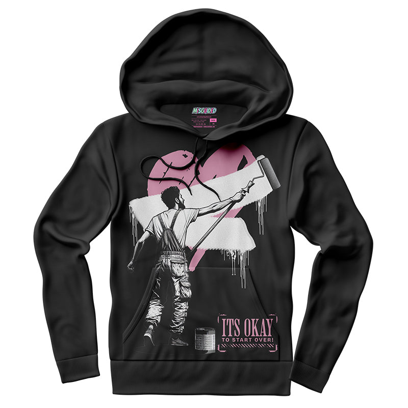 Sudadera con capucha "El amor nunca termina" (Air Jordan 4 Brick By Brick)