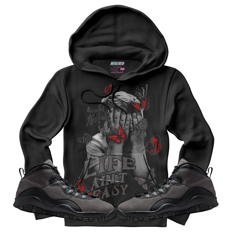 Sudadera con capucha "El amor nunca termina" (Air Jordan 4 Brick By Brick)