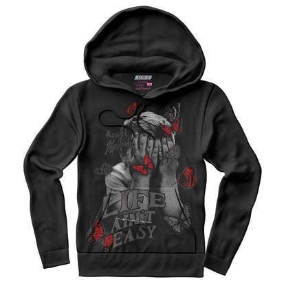 Sudadera con capucha "El amor nunca termina" (Air Jordan 4 Brick By Brick)