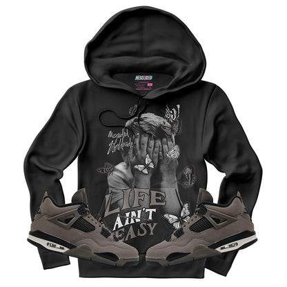 Sudadera con capucha "El amor nunca termina" (Air Jordan 4 Brick By Brick)