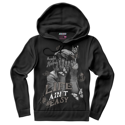 Sudadera con capucha "El amor nunca termina" (Air Jordan 4 Brick By Brick)