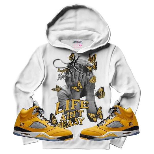 Sudadera con capucha "El amor nunca termina" (Air Jordan 4 Brick By Brick)