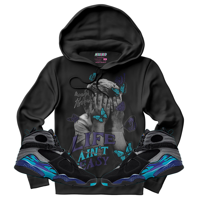 Sudadera con capucha "El amor nunca termina" (Air Jordan 4 Brick By Brick)
