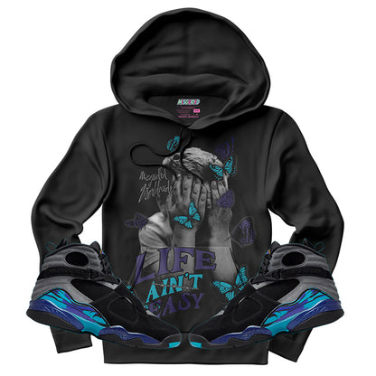 Sudadera con capucha "El amor nunca termina" (Air Jordan 4 Brick By Brick)