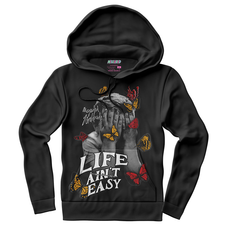 Sudadera con capucha "El amor nunca termina" (Air Jordan 4 Brick By Brick)