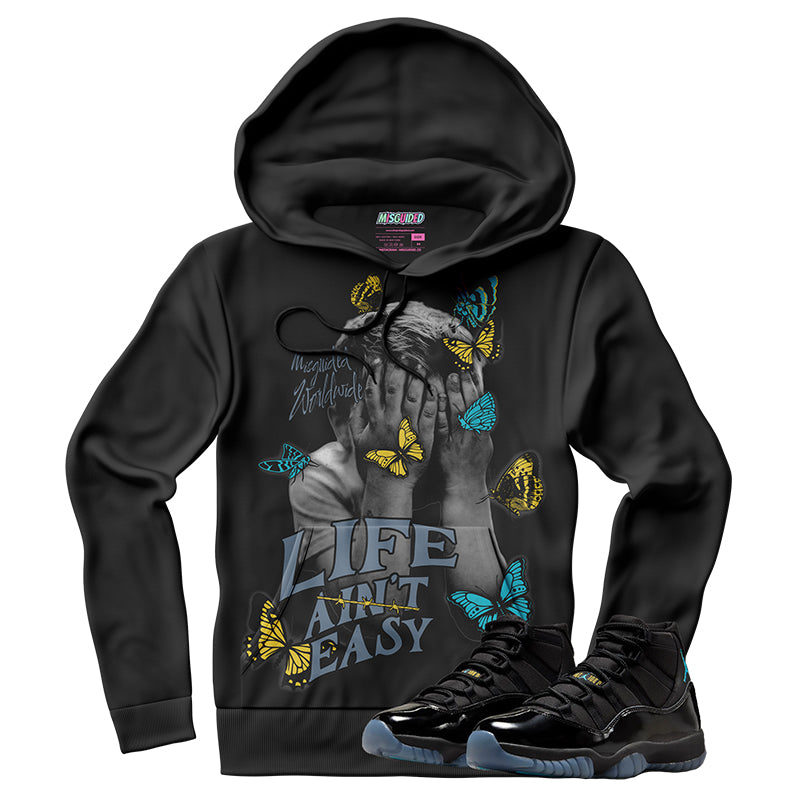 Sudadera con capucha "El amor nunca termina" (Air Jordan 4 Brick By Brick)