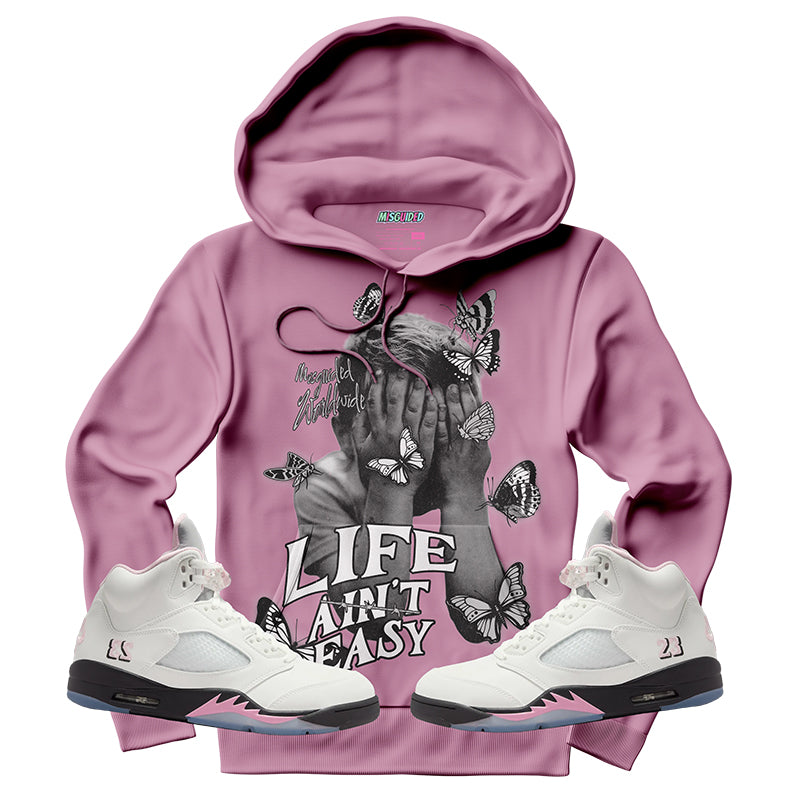 Sudadera con capucha "El amor nunca termina" (Air Jordan 4 Brick By Brick)