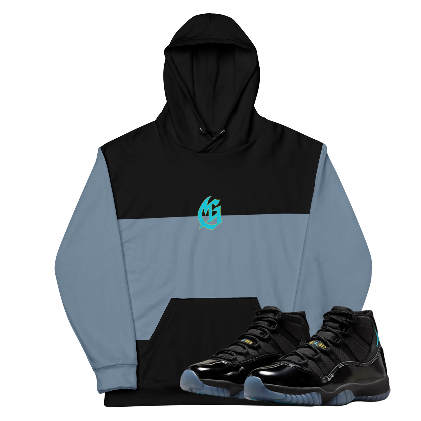 MG Logo (Air Jordan 11 Gamma Blue) Hoodie