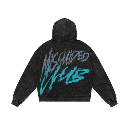 Misguided Club (Air Jordan 11 Gamma Blue) 440GSM Vintage Snow Wash