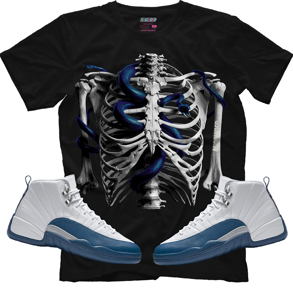 Misguided Bonez (Air Jordan 12 French Blue) T-Shirt