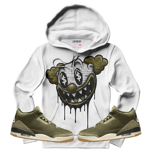 Sudadera con capucha "El amor nunca termina" (Air Jordan 4 Brick By Brick)