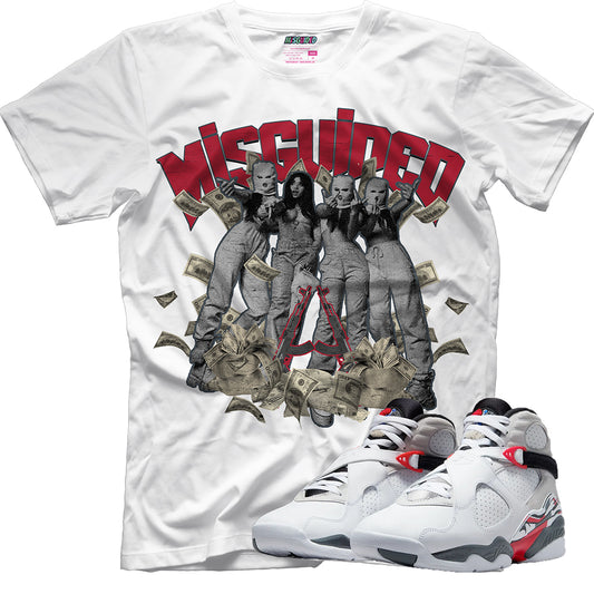 Misguided Girls (Air Jordan 8 Bugs Bunny) T-Shirt