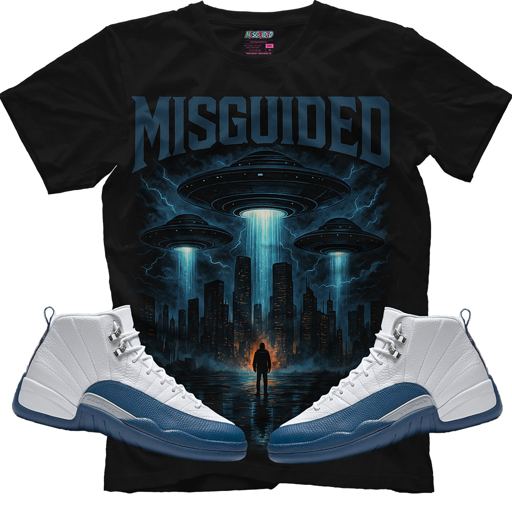 Misguided Invasion (Air Jordan 12 French Blue) T-Shirt