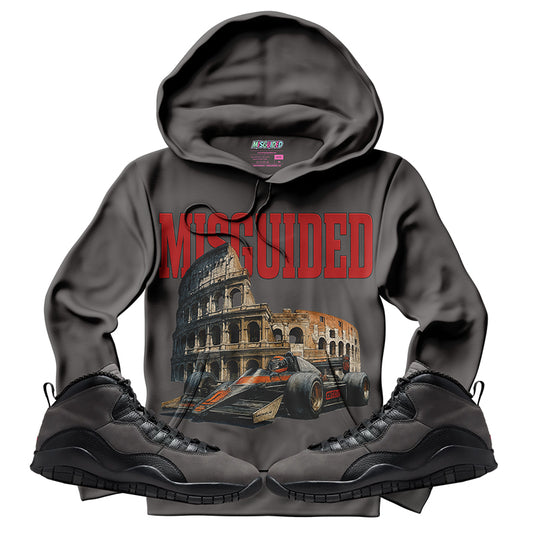 Misguided Nascar (Air Jordan 10 Shadow) Hoodie