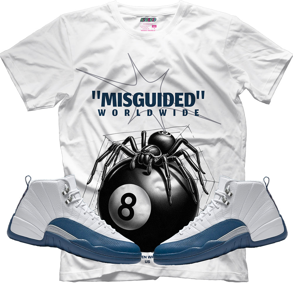 Misguided Spider (Air Jordan 12 French Blue) T-Shirt